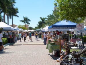 people enjoying Boca Raton Green Market