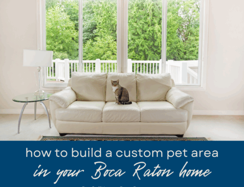 How to Build a Custom Pet Area in Your Boca Raton Home